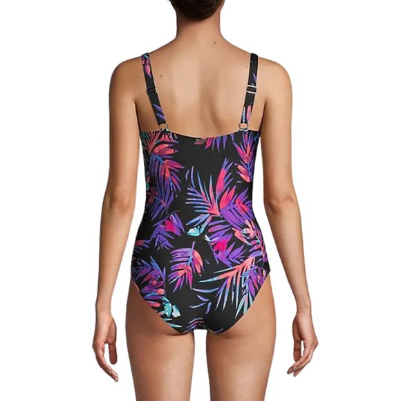 NWT Calvin Klein Multicolor Starburst One Piece swimsuit - Picture 2 of 5